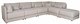 V110-SECTIONAL Keland Pewter